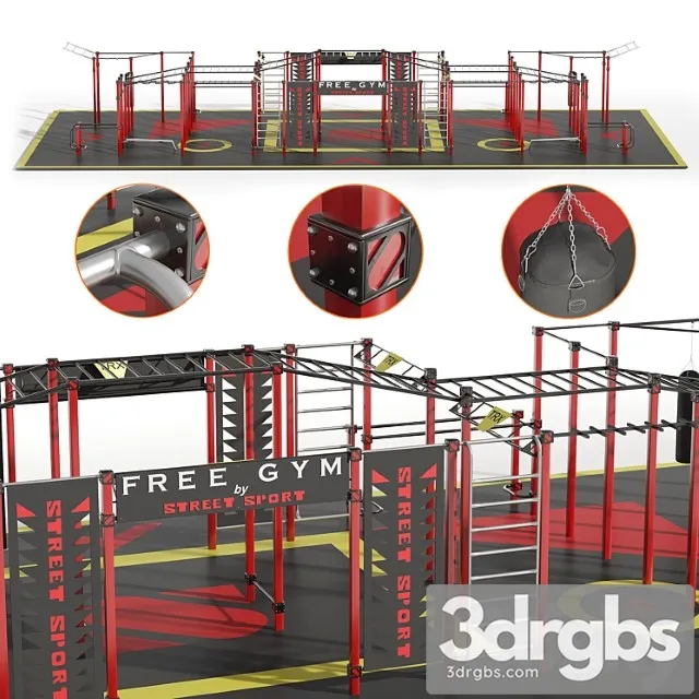 Workout street sport sfg 3D Model Download