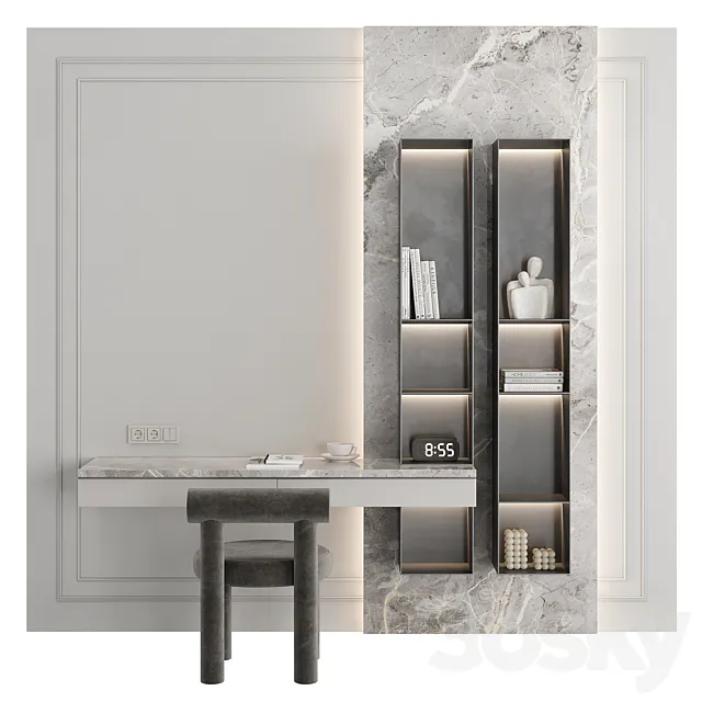 Workplace 005 KM 3D Model