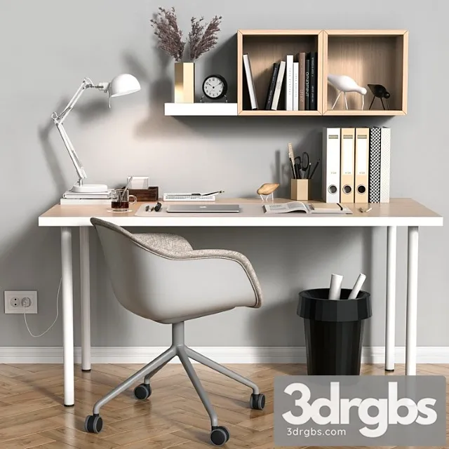 Workplace 04 3D Model Download