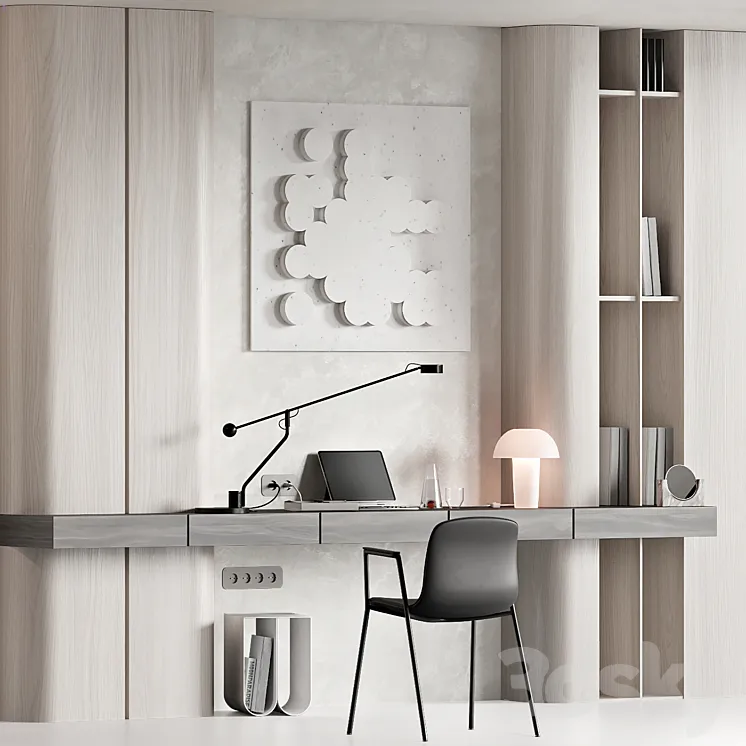 Workplace 056 3D Model Free Download