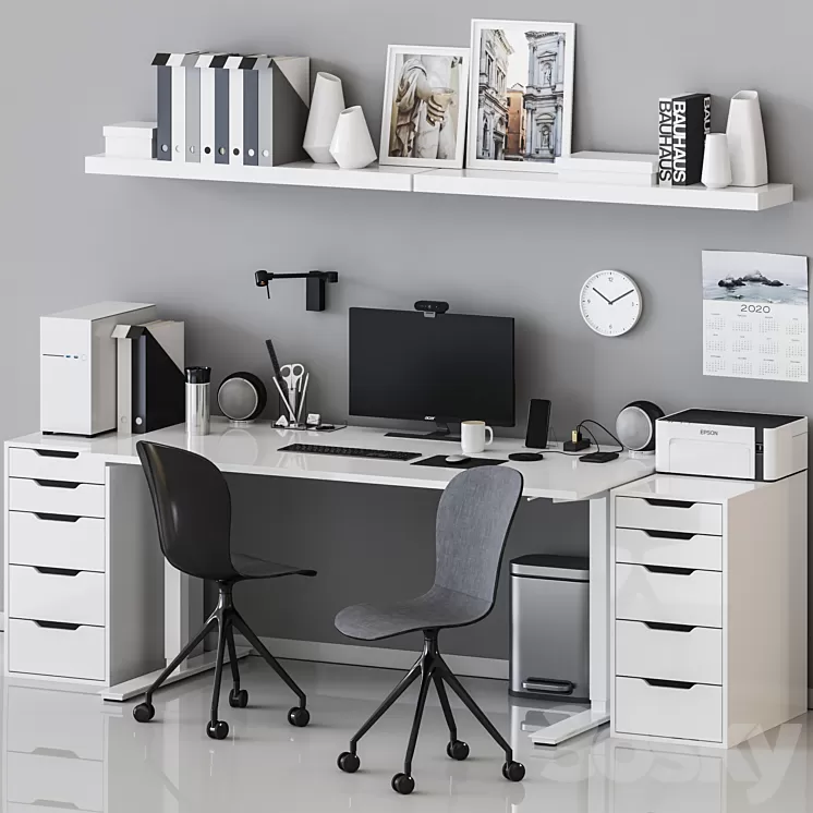 Workplace – 1 3D Model