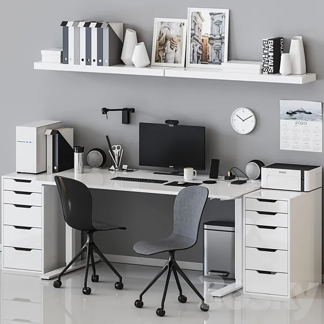 Workplace – 1 3DModel