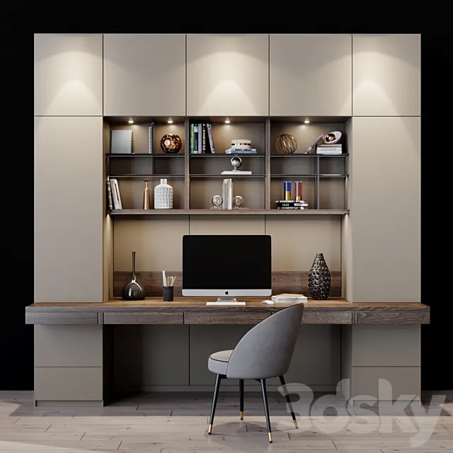 Workplace 10 3D Model Workplace 10 3D Model