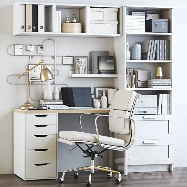 Workplace 101 3D Model