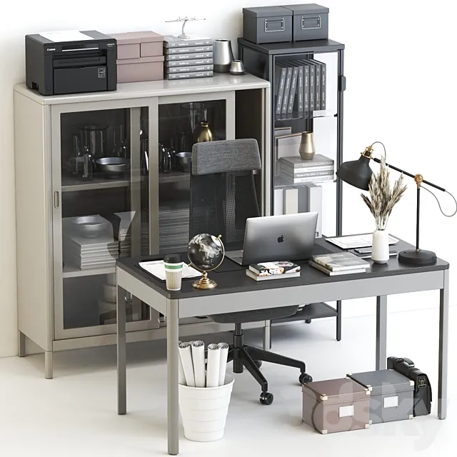 Workplace 108 3D Model