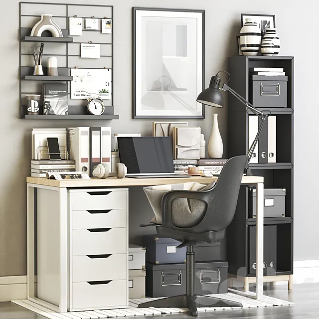 Workplace 113 3D Model