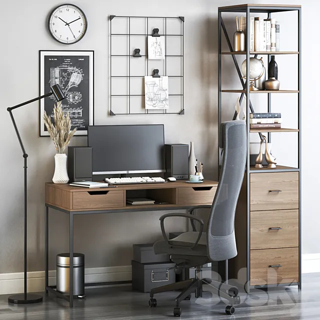 Workplace 159 3D Model