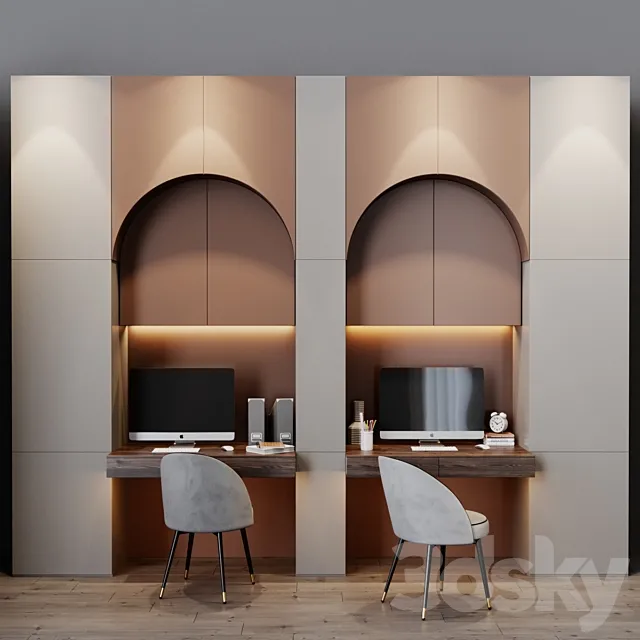 Workplace 19 3D Model