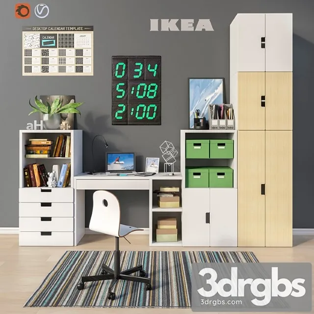 Workplace 2 2 3D Model Download