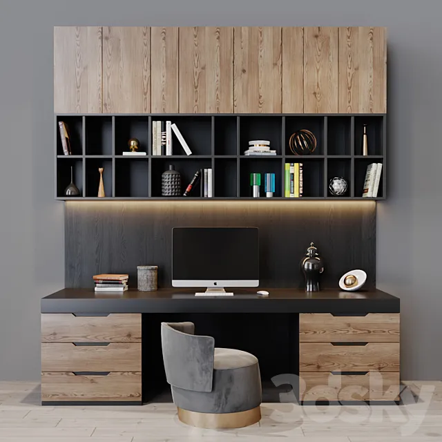 Workplace 2 3D Model Workplace 2 3D Model