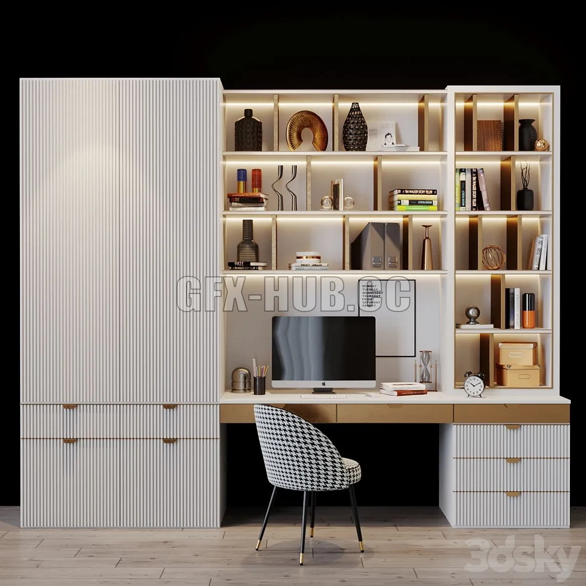 Workplace 28 3D Model