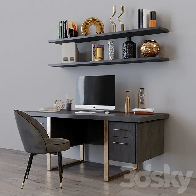 Workplace 30 3D Model