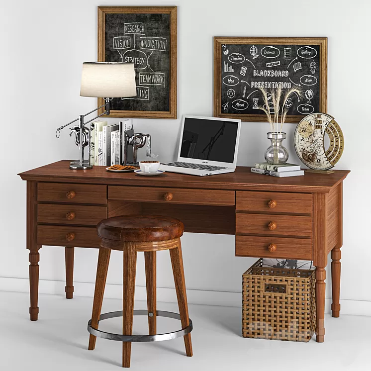 Workplace 3D Model Workplace 3D Model