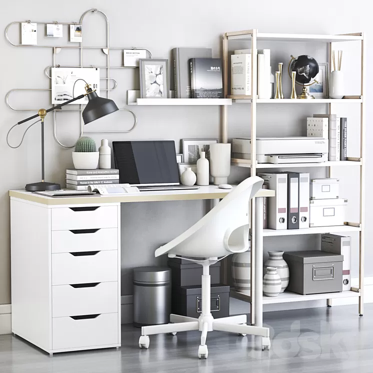 Workplace 3D Model Workplace 3D Model