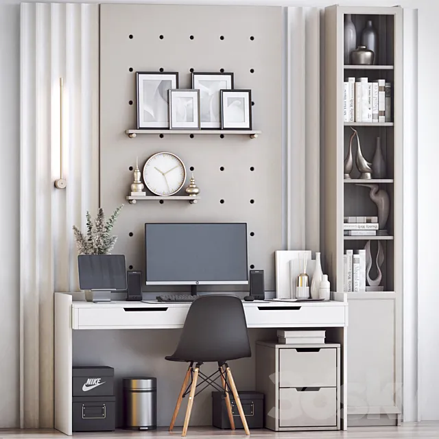 Workplace 3D Model Workplace 3D Model