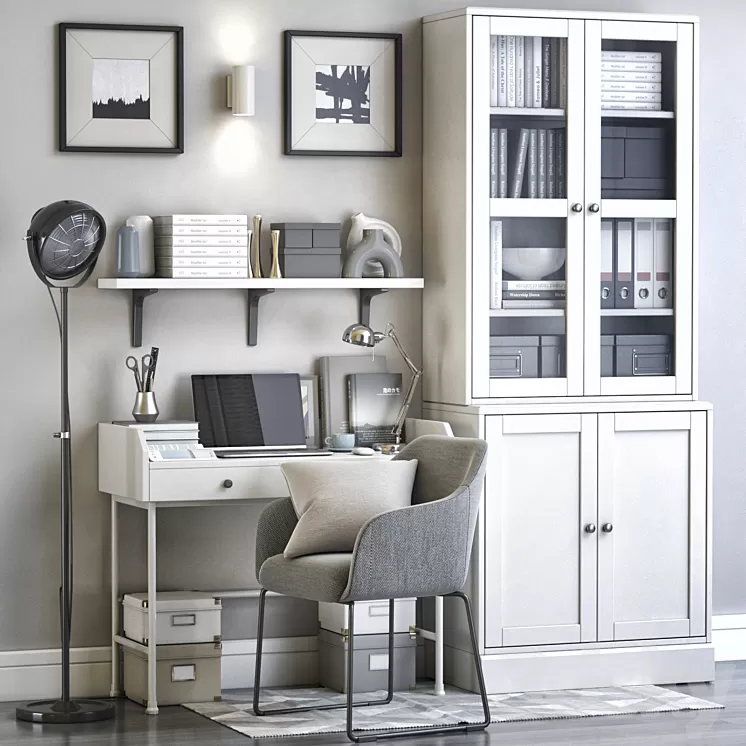 Workplace 3D Model Free Download