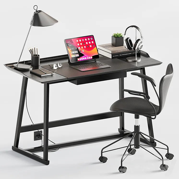 Workplace 3D Model Free Download