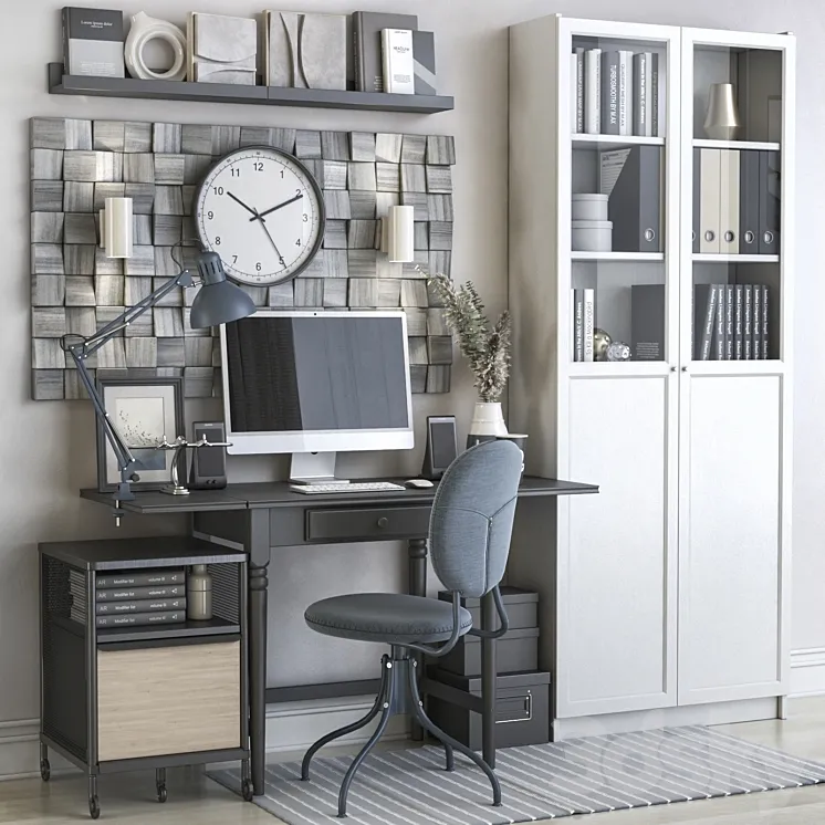 Workplace 3D Model Free Download