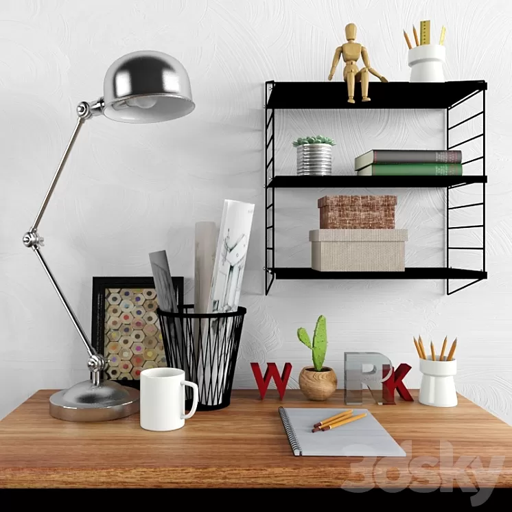 Workplace 3D Model