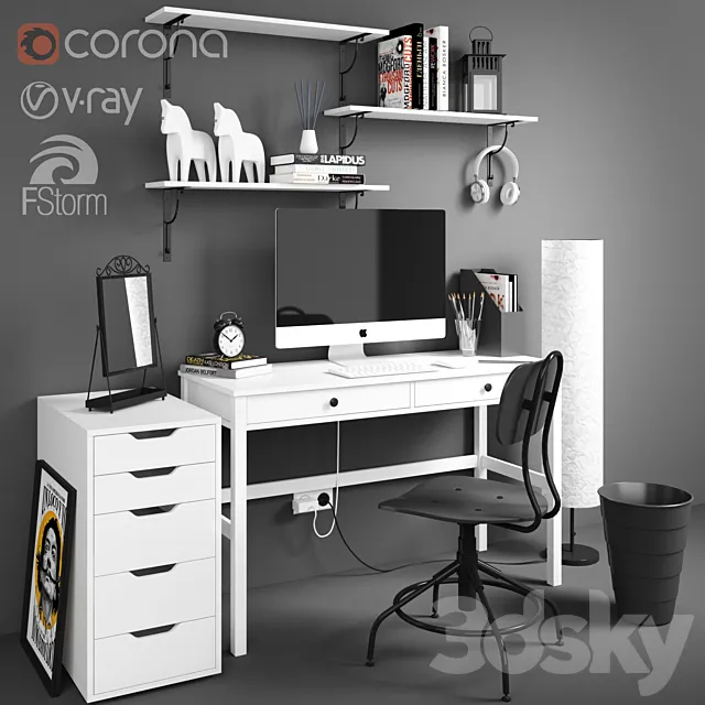 workplace 3DModel