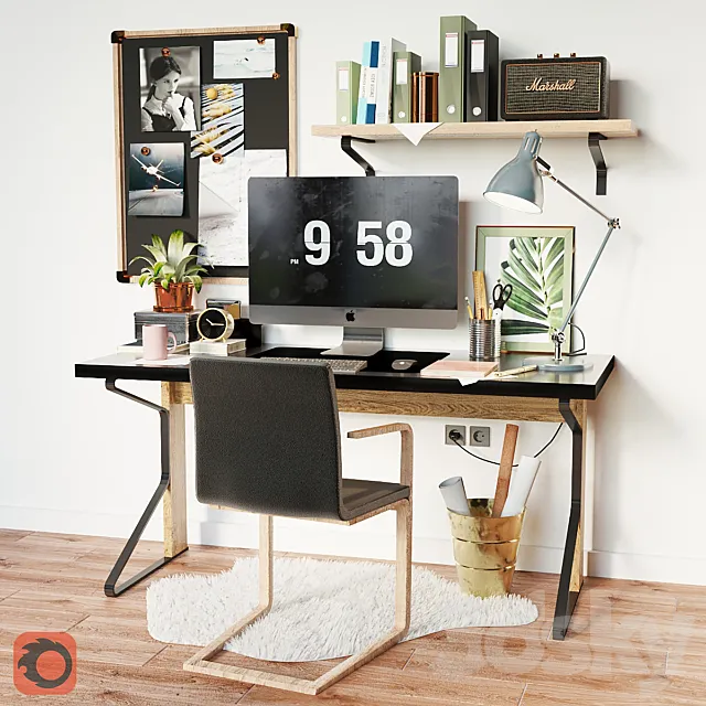 Workplace 3DModel Workplace 3DModel