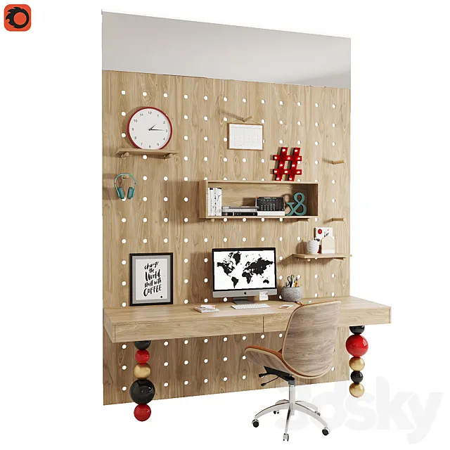 Workplace 5 3DModel Workplace 5 3DModel