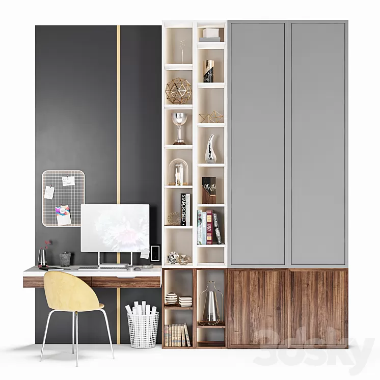 Workplace-7 3D Model Workplace-7 3D Model