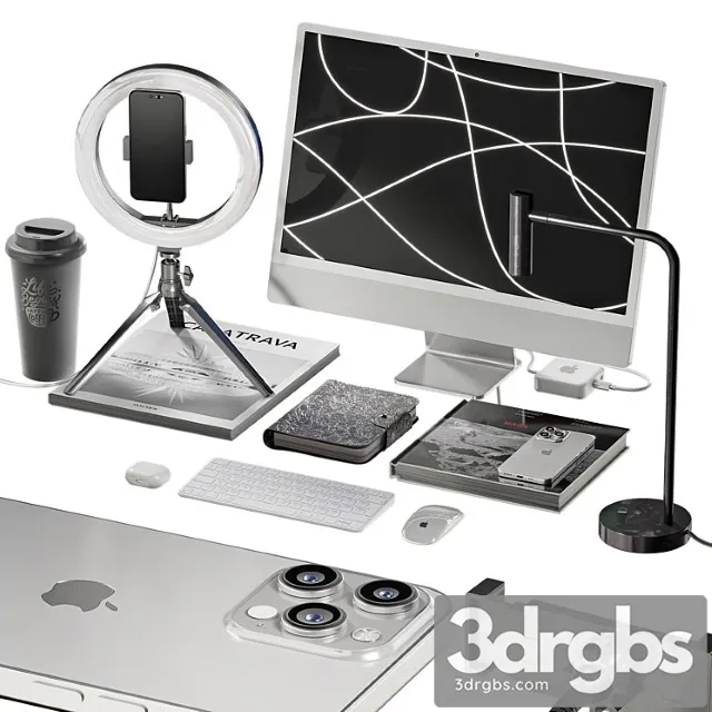 Workplace Decor 051 3D Model Download