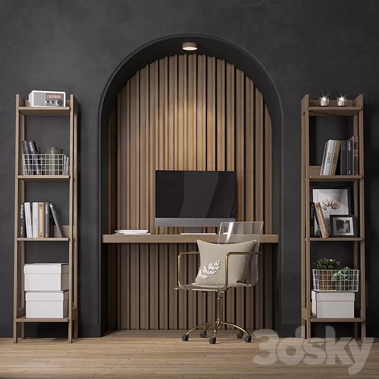 Workplace №3 3D Model