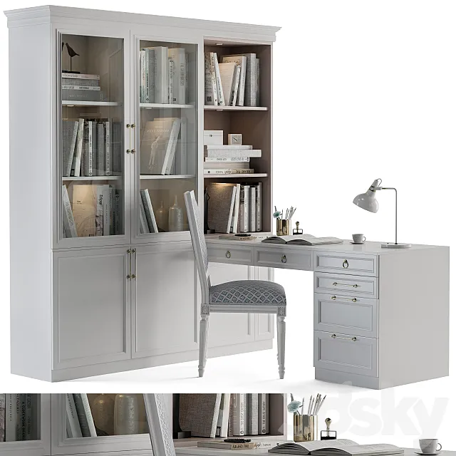 Workplace home classic 3D Model