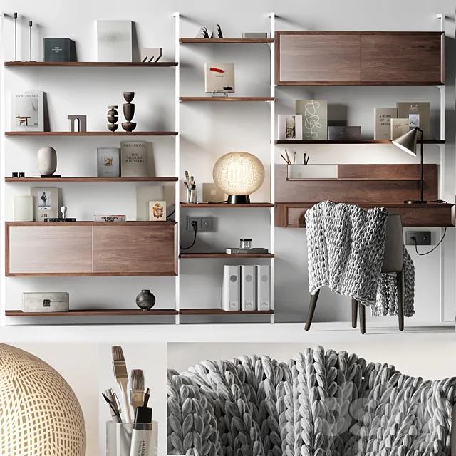 Workplace la redoute interieurs 040 3DModel Workplace la redoute interieurs 040 3DModel