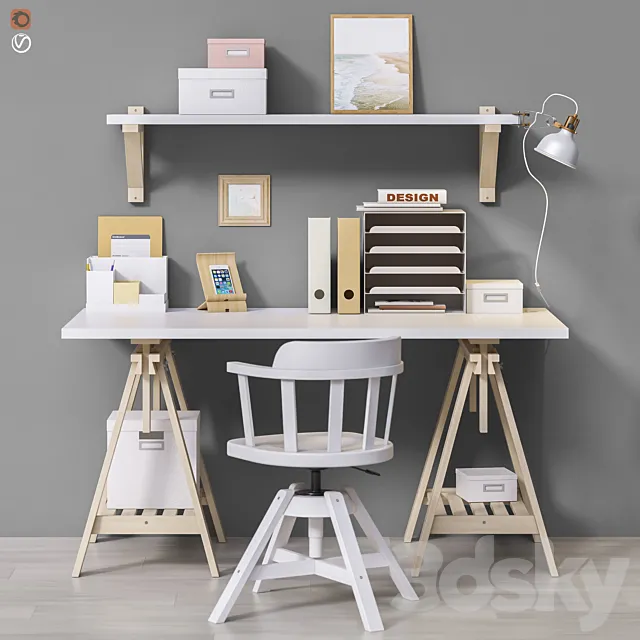 Workplace set 5 3DModel