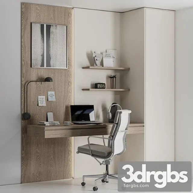Workplace016 3D Model Download