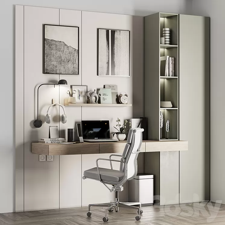 workplace05 3D Model Free Download