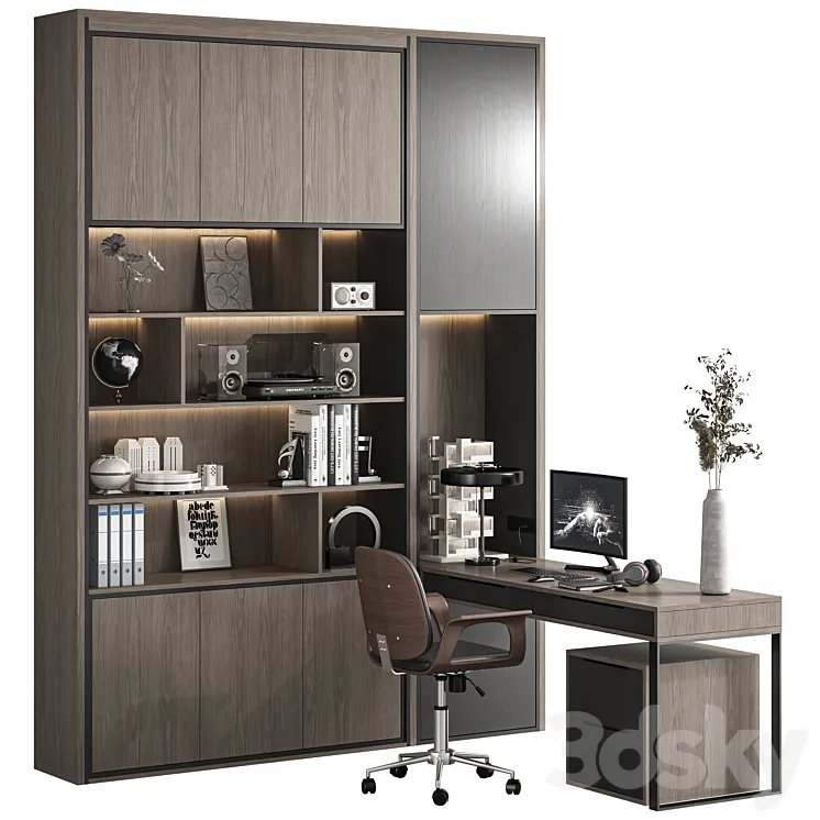 Workplace34 3D Model Free Download