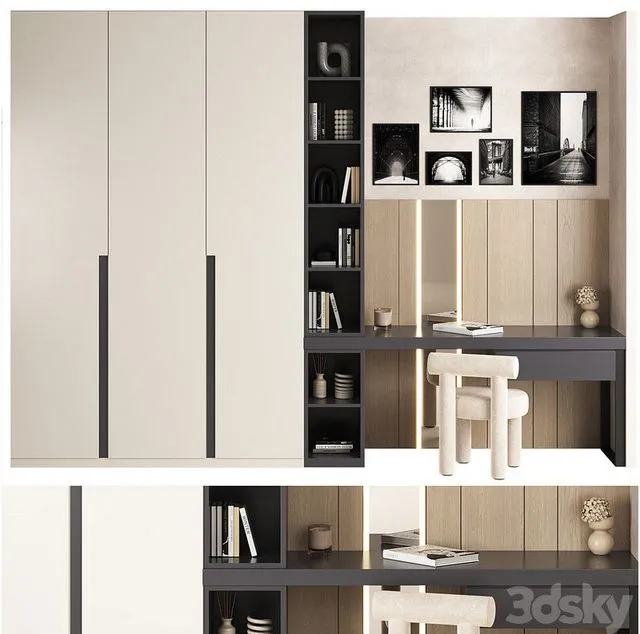 Workplace_02 3D Model Workplace_02 3D Model