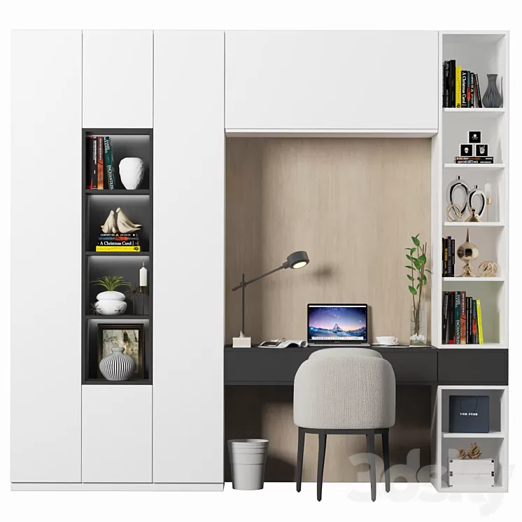 workplace_02 3D Model Free Download