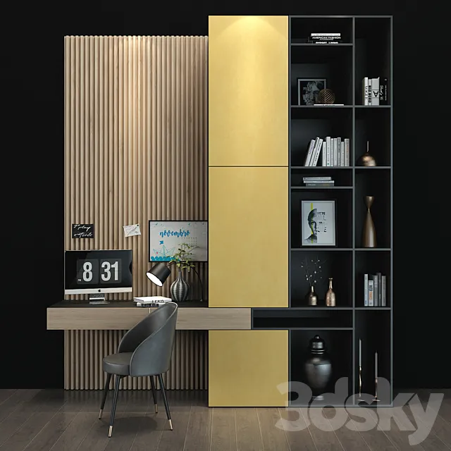 Workplace_070 3D Model