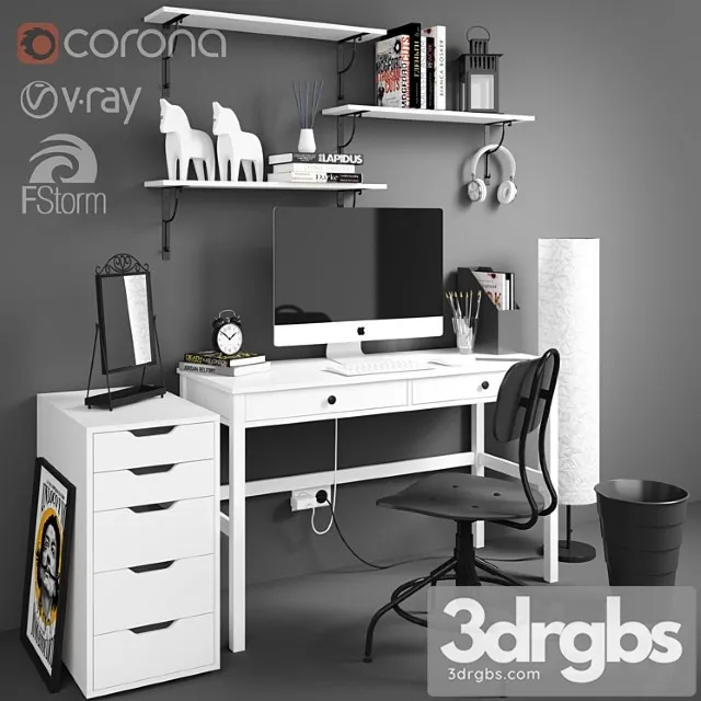 Workplace_2 2 3D Model Download