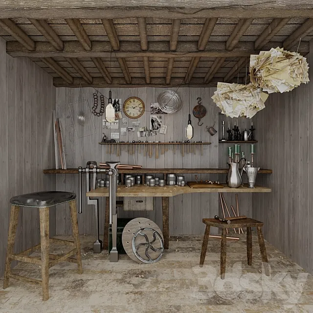 workshop 3D Model workshop 3D Model