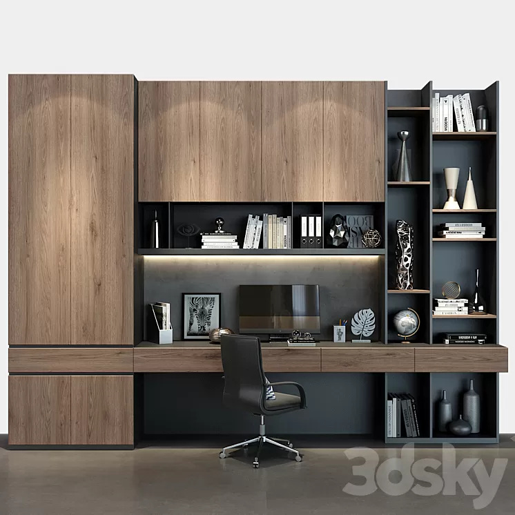 Worktable 0165 3D Model Free Download