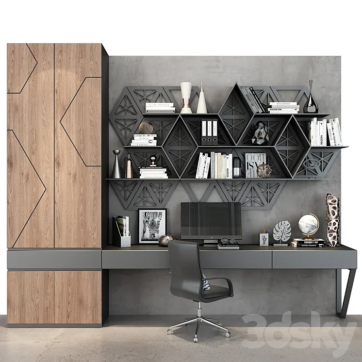 Worktable 0167 3D Model Free Download