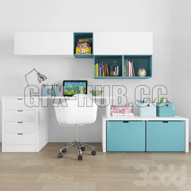 Workzone set 036 3D Model