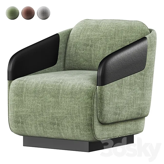 WORN Armchair by Casamania and Horm 3DModel