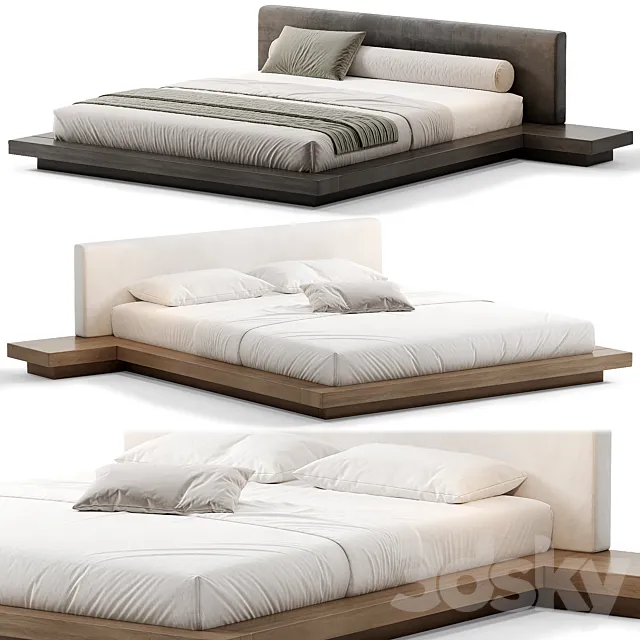 Worth Bed By modloft 3D Model Worth Bed By modloft 3D Model