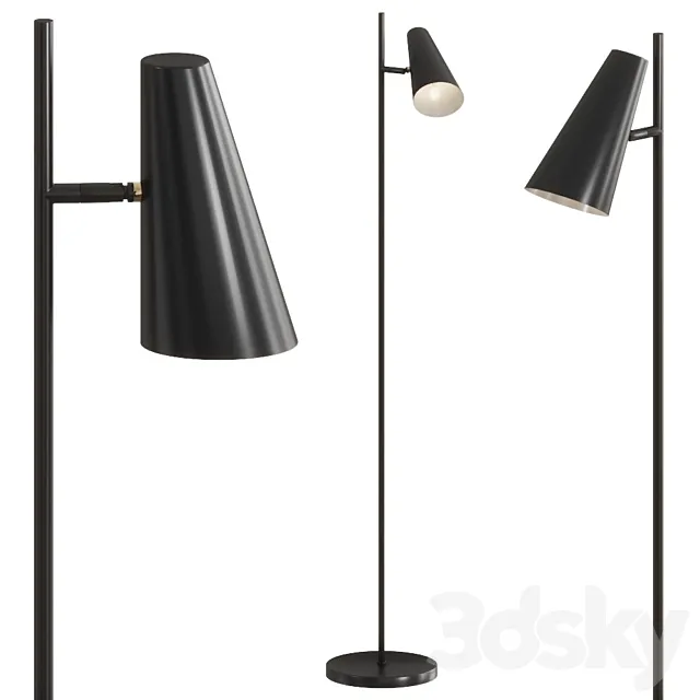Woud – Cono floor lamp 3D Model Woud – Cono floor lamp 3D Model