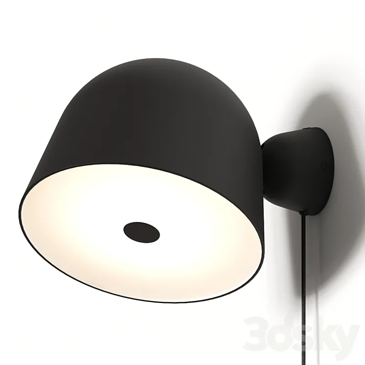 Woud Design Kuppi Plug-In Wall Sconce 3D Model Free Download