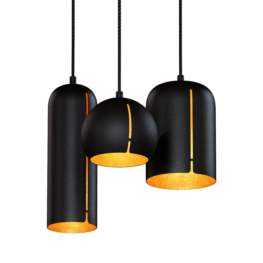Woud – Gap pendant 3x 3D Model Woud – Gap pendant 3x 3D Model