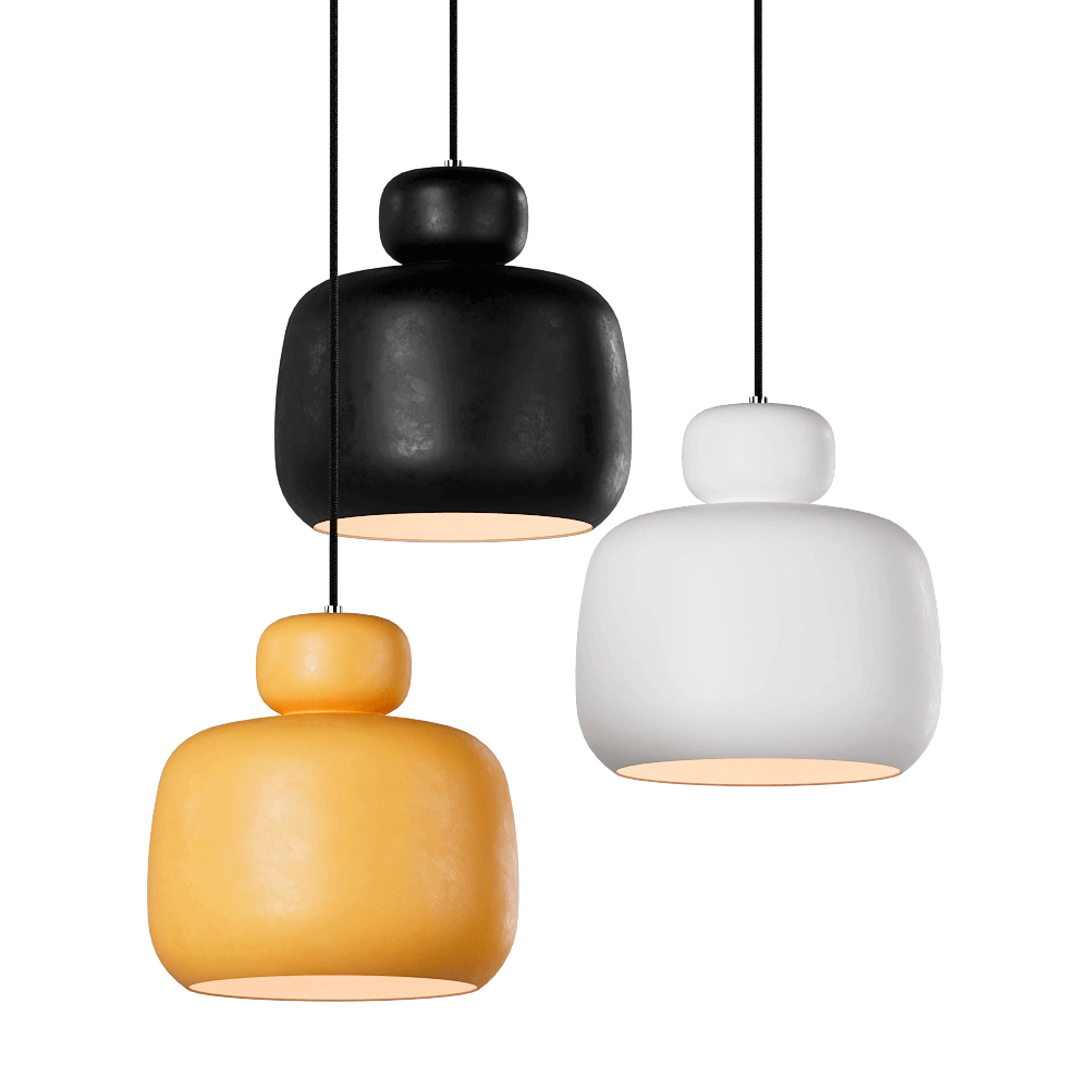 Woud – Pendant stone 3D Model Woud – Pendant stone 3D Model