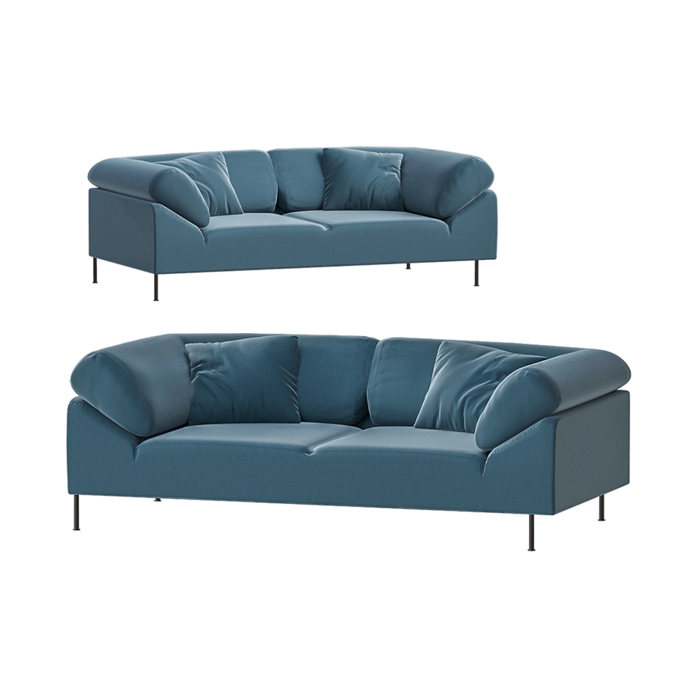 Woud – Sofa COLLAR 2-seater 3D Model Woud – Sofa COLLAR 2-seater 3D Model